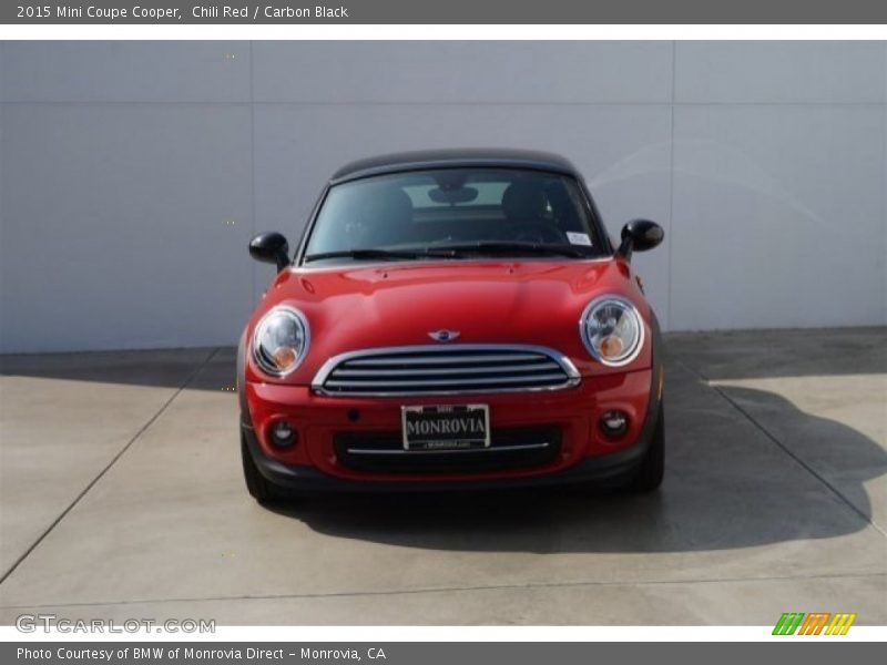 Chili Red / Carbon Black 2015 Mini Coupe Cooper