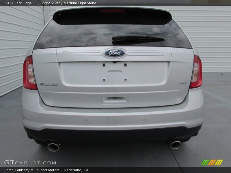 Ingot Silver / Medium Light Stone 2014 Ford Edge SEL