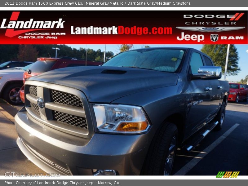 Mineral Gray Metallic / Dark Slate Gray/Medium Graystone 2012 Dodge Ram 1500 Express Crew Cab