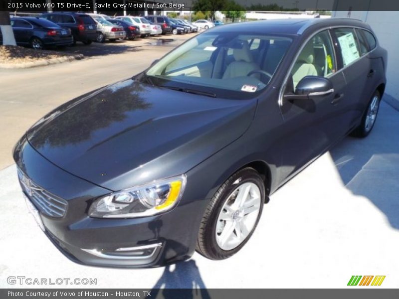 Savile Grey Metallic / Soft Beige 2015 Volvo V60 T5 Drive-E
