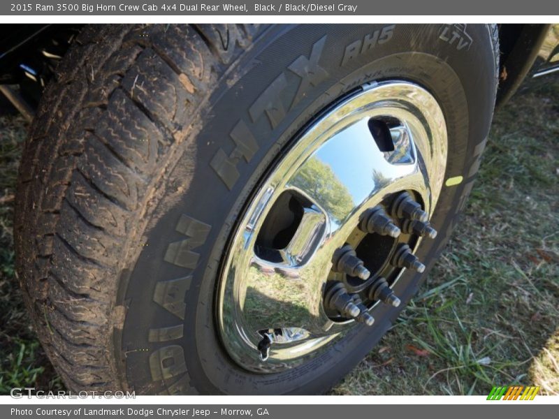 Black / Black/Diesel Gray 2015 Ram 3500 Big Horn Crew Cab 4x4 Dual Rear Wheel