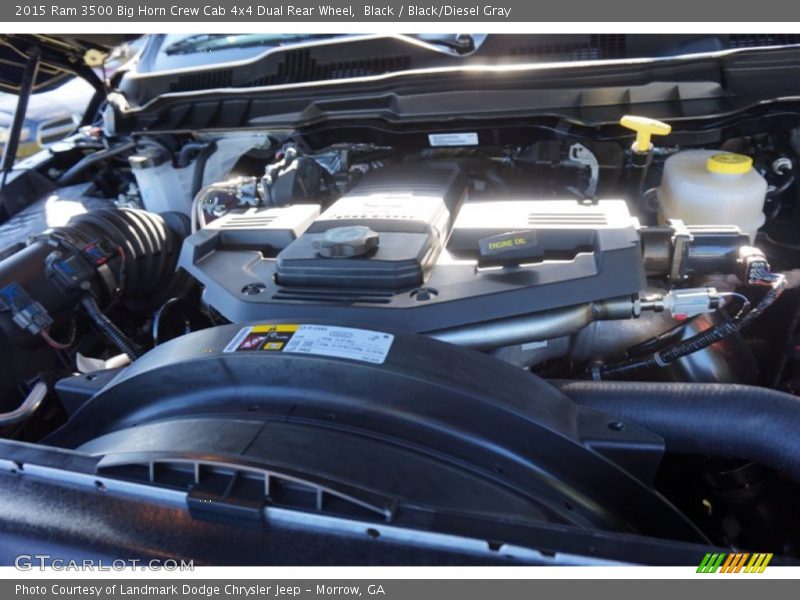 Black / Black/Diesel Gray 2015 Ram 3500 Big Horn Crew Cab 4x4 Dual Rear Wheel