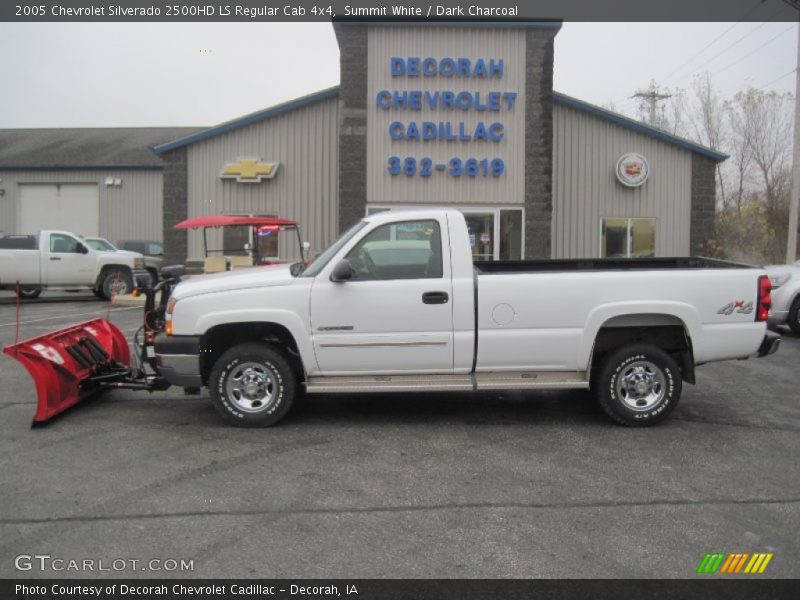 Summit White / Dark Charcoal 2005 Chevrolet Silverado 2500HD LS Regular Cab 4x4