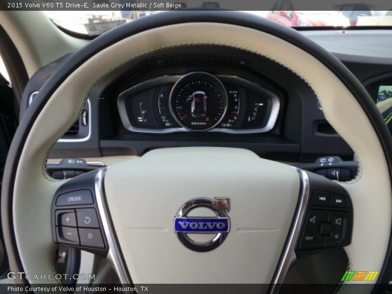 Savile Grey Metallic / Soft Beige 2015 Volvo V60 T5 Drive-E