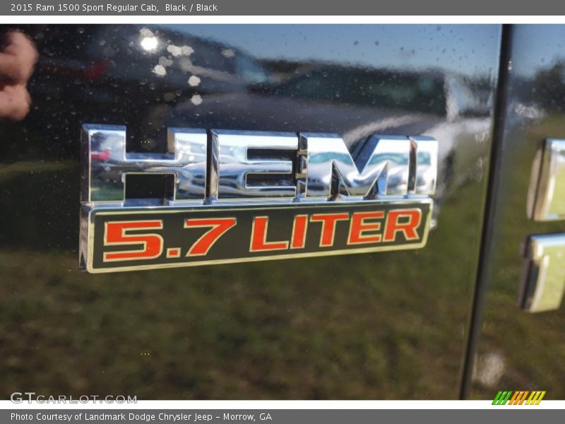 Black / Black 2015 Ram 1500 Sport Regular Cab