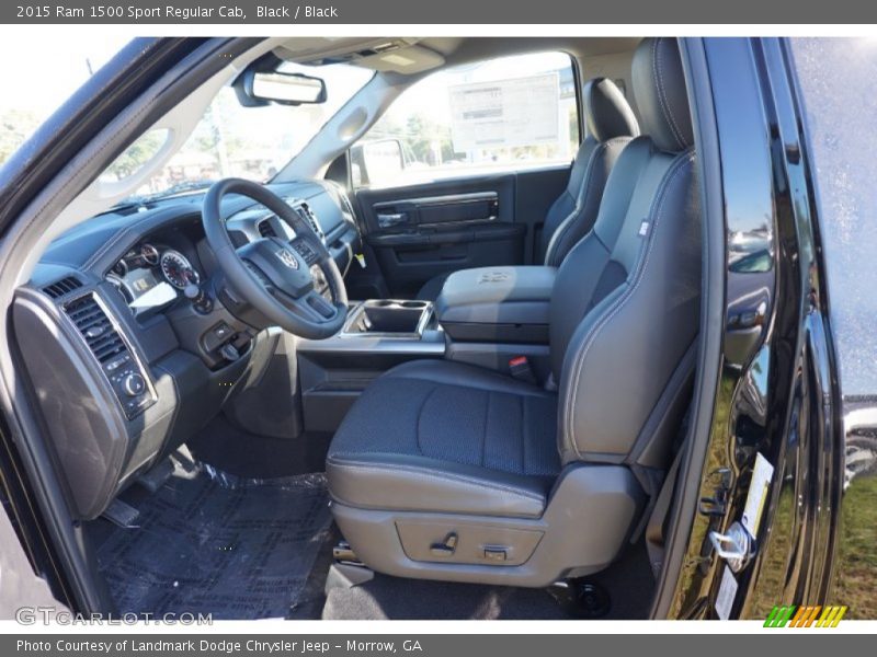 Front Seat of 2015 1500 Sport Regular Cab