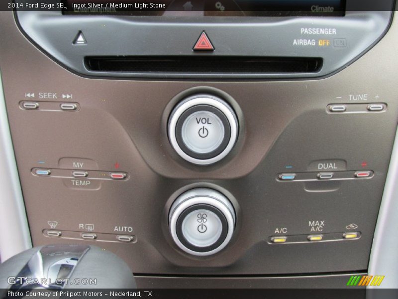 Ingot Silver / Medium Light Stone 2014 Ford Edge SEL
