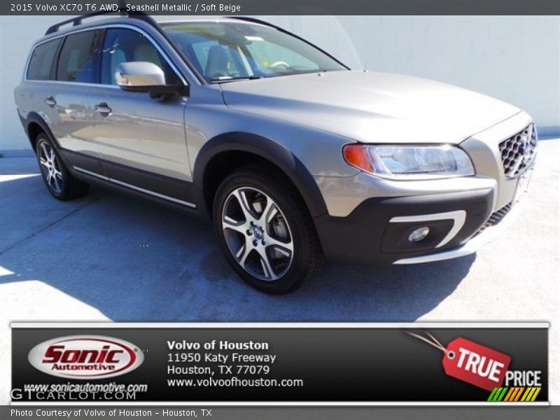 Seashell Metallic / Soft Beige 2015 Volvo XC70 T6 AWD