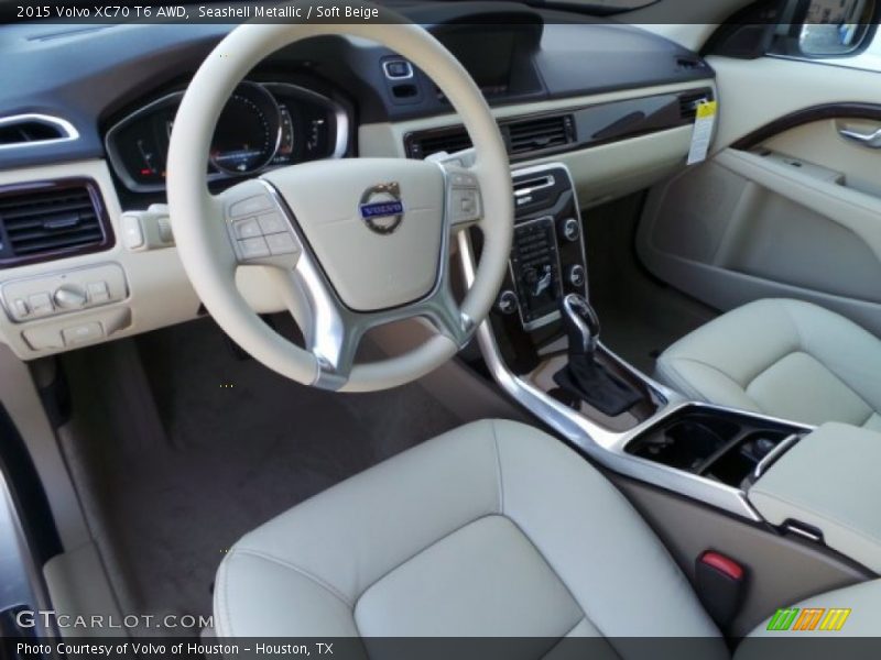 Seashell Metallic / Soft Beige 2015 Volvo XC70 T6 AWD