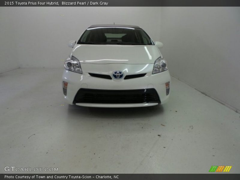 Blizzard Pearl / Dark Gray 2015 Toyota Prius Four Hybrid