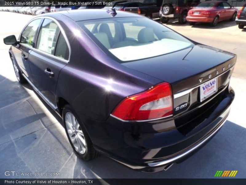 Magic Blue Metallic / Soft Beige 2015 Volvo S80 T5 Drive-E