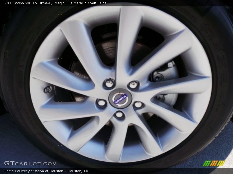 Magic Blue Metallic / Soft Beige 2015 Volvo S80 T5 Drive-E