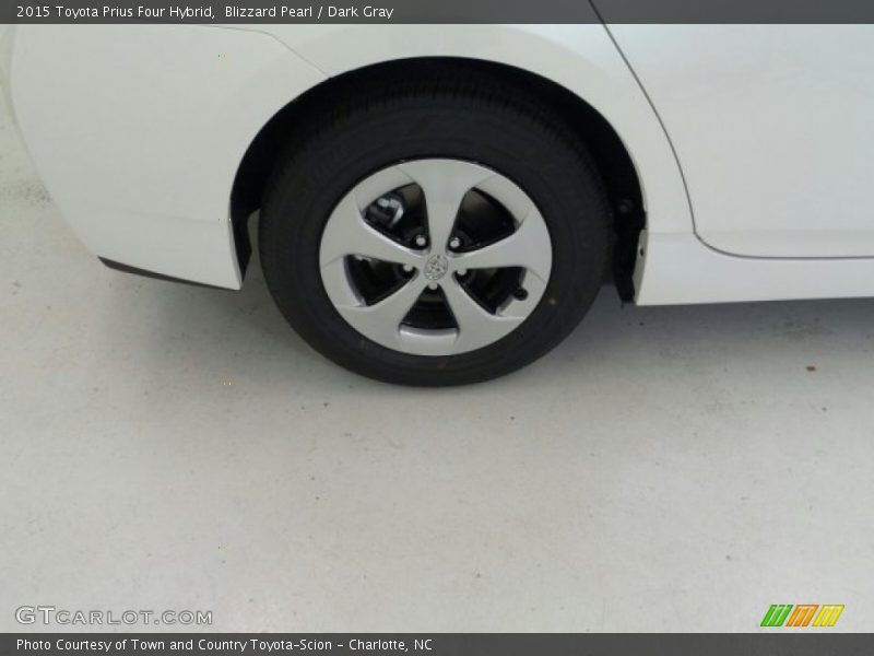 Blizzard Pearl / Dark Gray 2015 Toyota Prius Four Hybrid