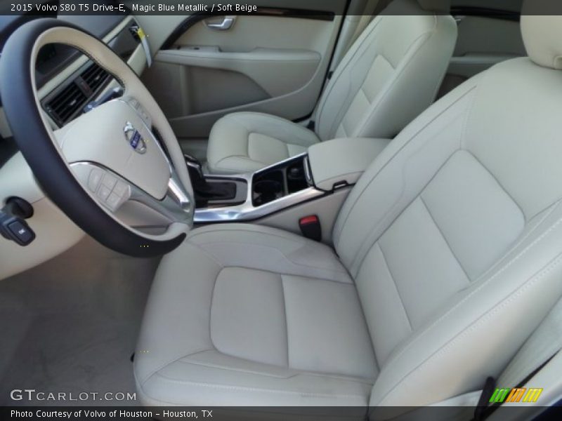 Magic Blue Metallic / Soft Beige 2015 Volvo S80 T5 Drive-E