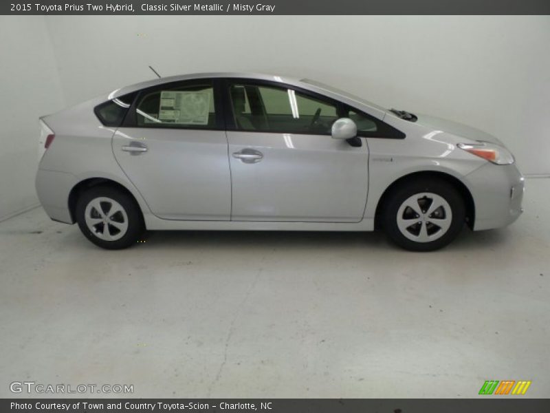 Classic Silver Metallic / Misty Gray 2015 Toyota Prius Two Hybrid
