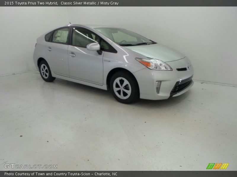 Classic Silver Metallic / Misty Gray 2015 Toyota Prius Two Hybrid
