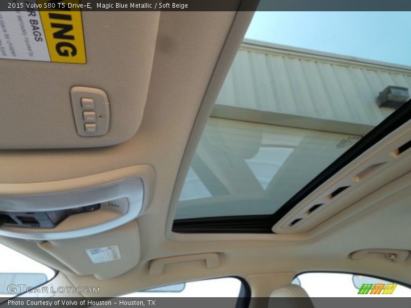 Magic Blue Metallic / Soft Beige 2015 Volvo S80 T5 Drive-E