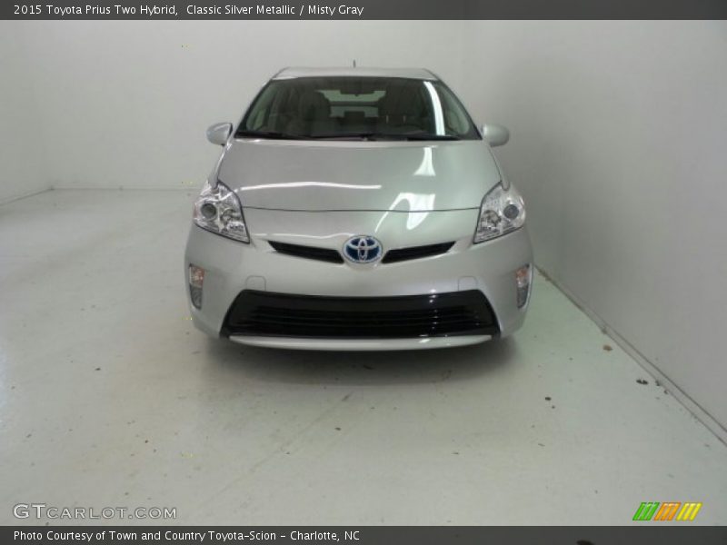 Classic Silver Metallic / Misty Gray 2015 Toyota Prius Two Hybrid