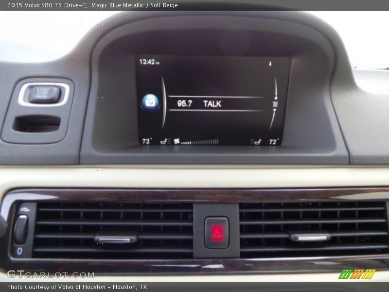Magic Blue Metallic / Soft Beige 2015 Volvo S80 T5 Drive-E