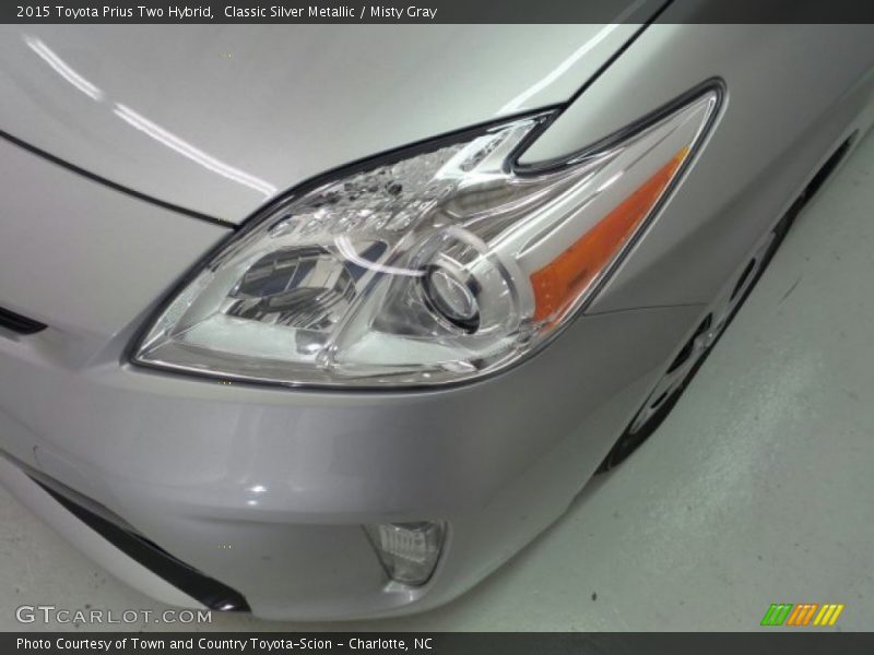 Classic Silver Metallic / Misty Gray 2015 Toyota Prius Two Hybrid