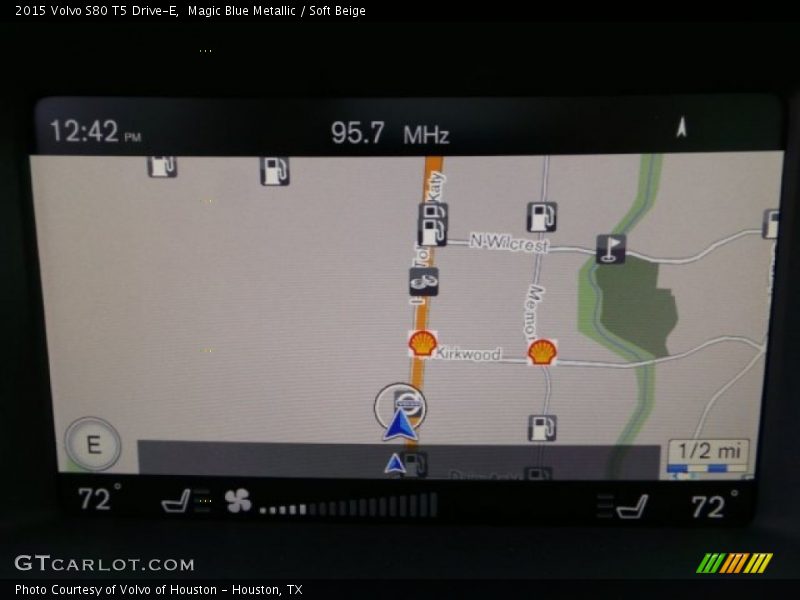 Magic Blue Metallic / Soft Beige 2015 Volvo S80 T5 Drive-E