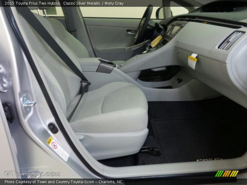 Classic Silver Metallic / Misty Gray 2015 Toyota Prius Two Hybrid