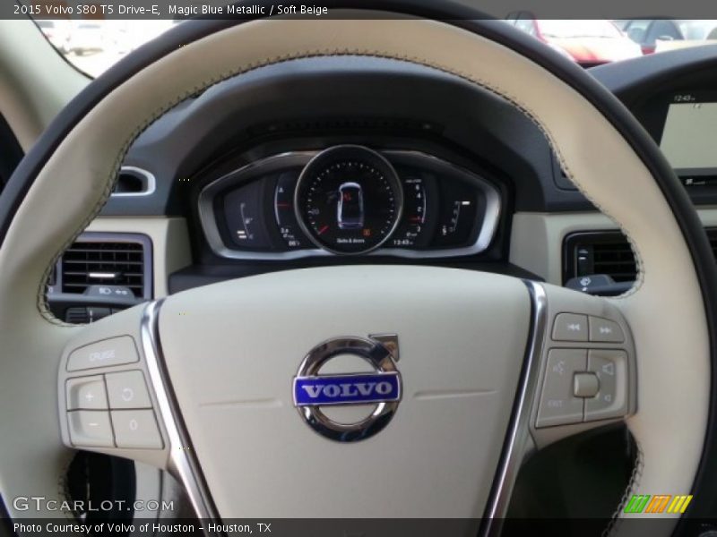 Magic Blue Metallic / Soft Beige 2015 Volvo S80 T5 Drive-E