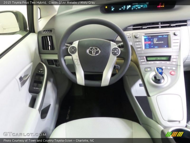 Classic Silver Metallic / Misty Gray 2015 Toyota Prius Two Hybrid