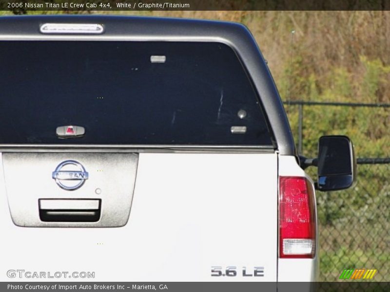 White / Graphite/Titanium 2006 Nissan Titan LE Crew Cab 4x4