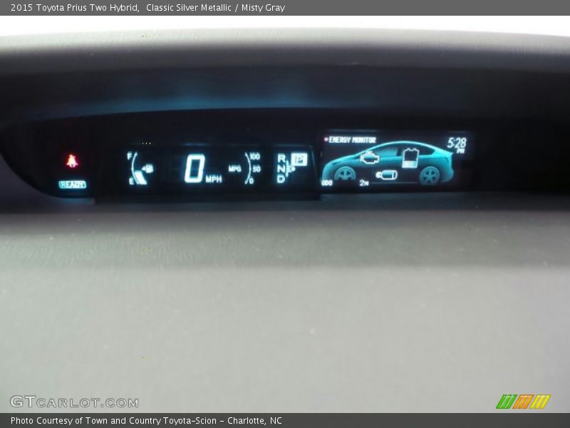 Classic Silver Metallic / Misty Gray 2015 Toyota Prius Two Hybrid