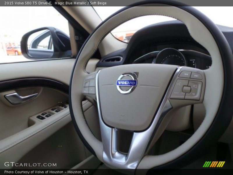 Magic Blue Metallic / Soft Beige 2015 Volvo S80 T5 Drive-E