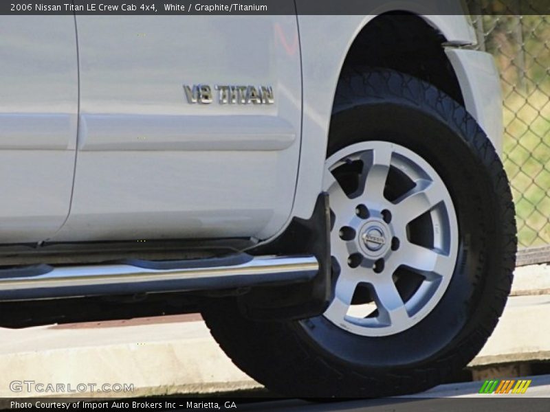 White / Graphite/Titanium 2006 Nissan Titan LE Crew Cab 4x4