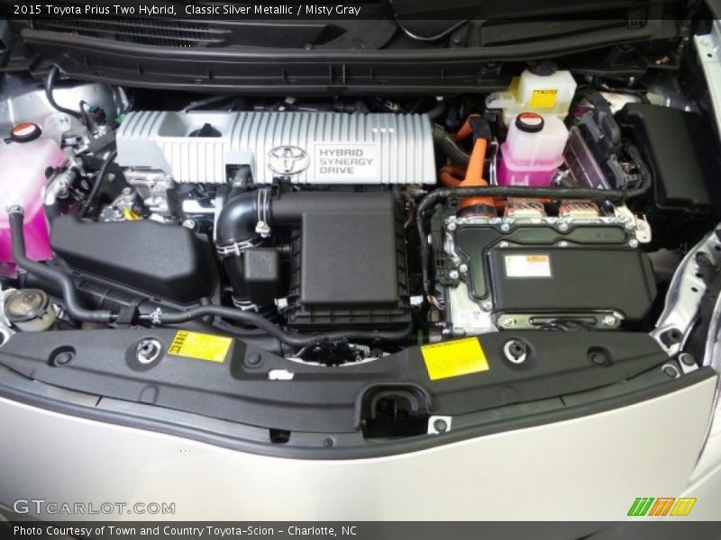 Classic Silver Metallic / Misty Gray 2015 Toyota Prius Two Hybrid