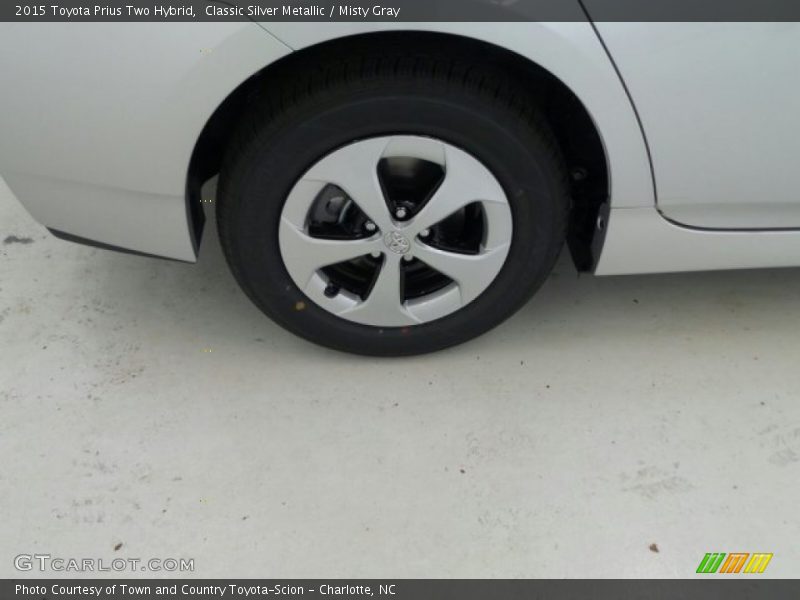 Classic Silver Metallic / Misty Gray 2015 Toyota Prius Two Hybrid