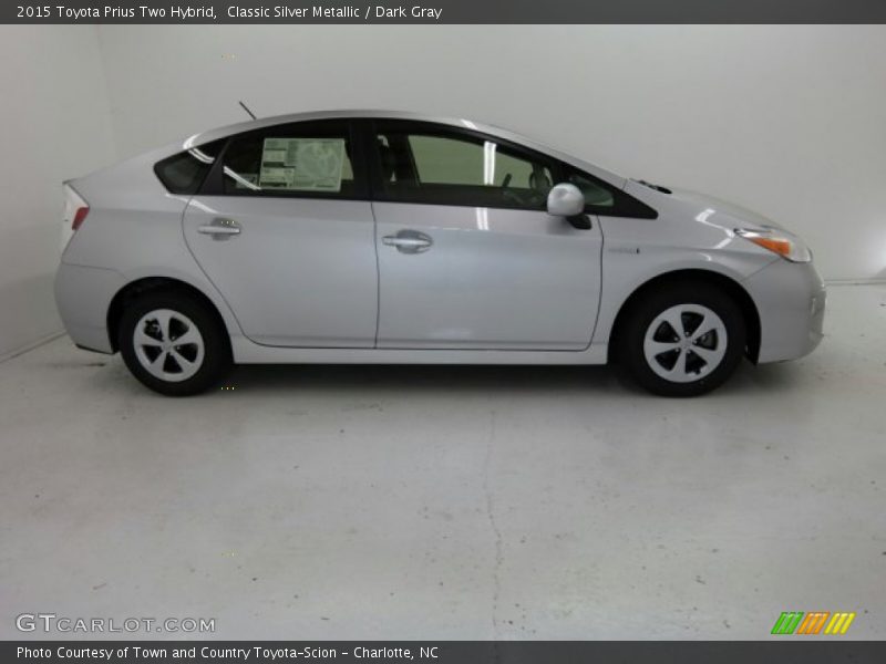 Classic Silver Metallic / Dark Gray 2015 Toyota Prius Two Hybrid