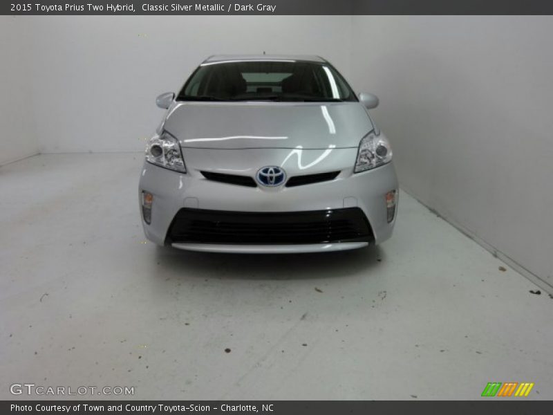 Classic Silver Metallic / Dark Gray 2015 Toyota Prius Two Hybrid