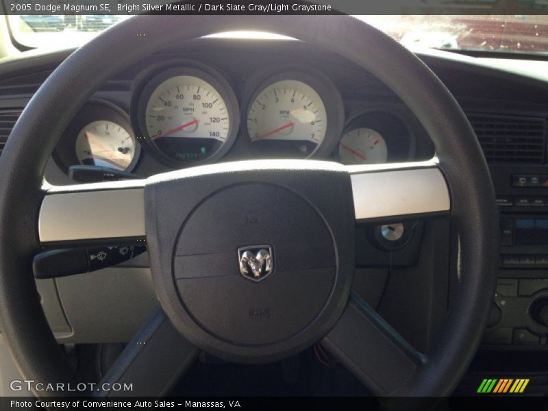 Bright Silver Metallic / Dark Slate Gray/Light Graystone 2005 Dodge Magnum SE