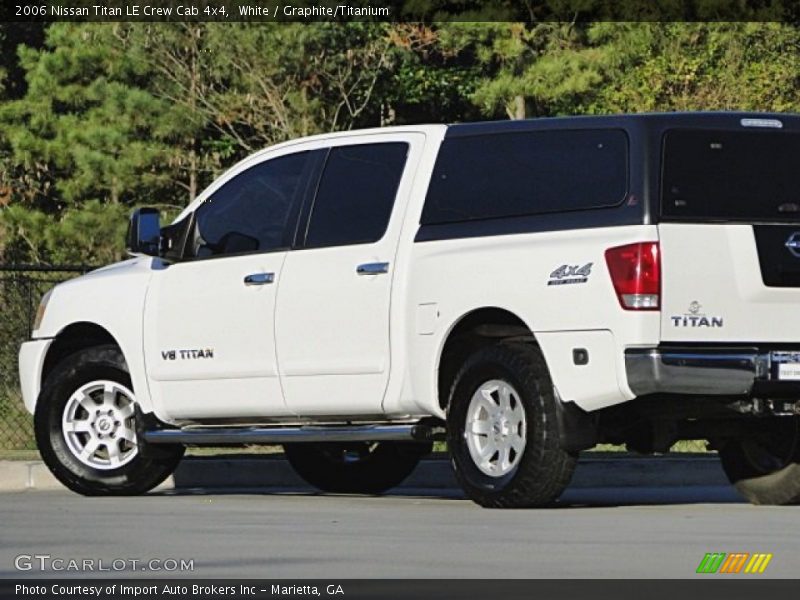 White / Graphite/Titanium 2006 Nissan Titan LE Crew Cab 4x4