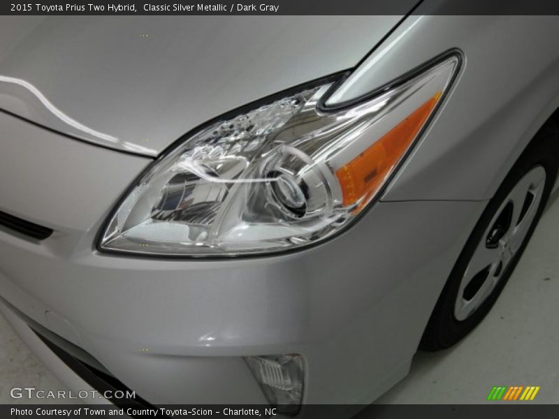 Classic Silver Metallic / Dark Gray 2015 Toyota Prius Two Hybrid