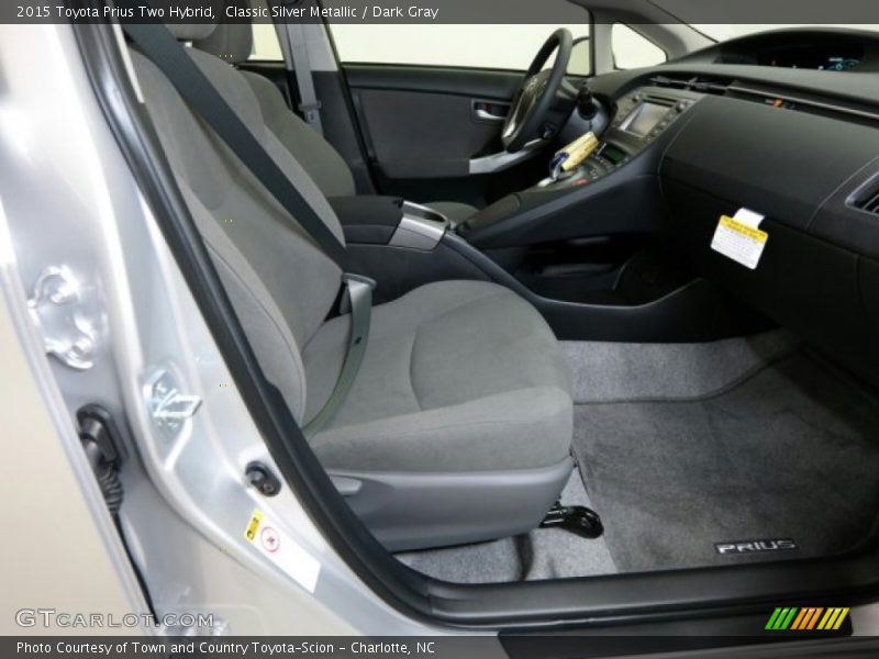 Classic Silver Metallic / Dark Gray 2015 Toyota Prius Two Hybrid