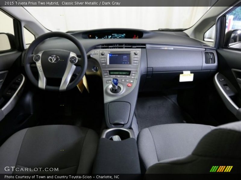 Dashboard of 2015 Prius Two Hybrid
