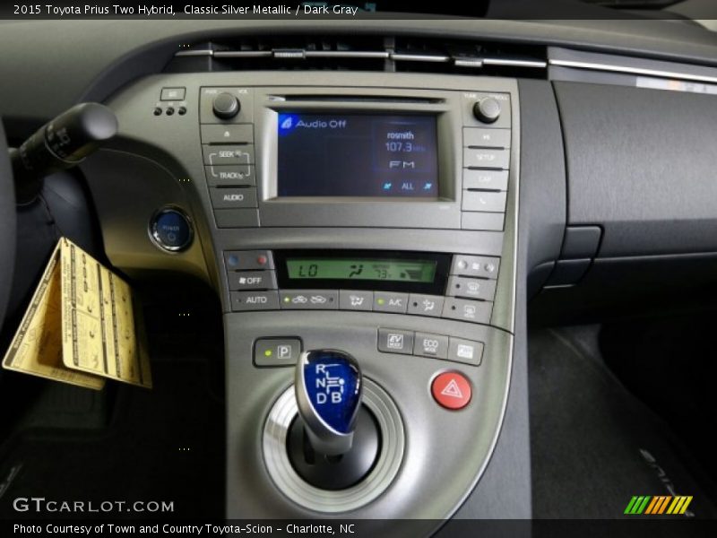 Controls of 2015 Prius Two Hybrid