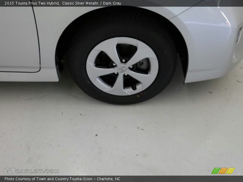 Classic Silver Metallic / Dark Gray 2015 Toyota Prius Two Hybrid