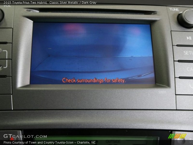 Classic Silver Metallic / Dark Gray 2015 Toyota Prius Two Hybrid