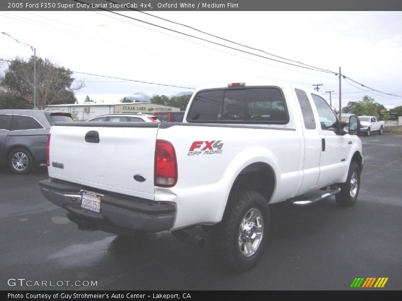 Oxford White / Medium Flint 2005 Ford F350 Super Duty Lariat SuperCab 4x4