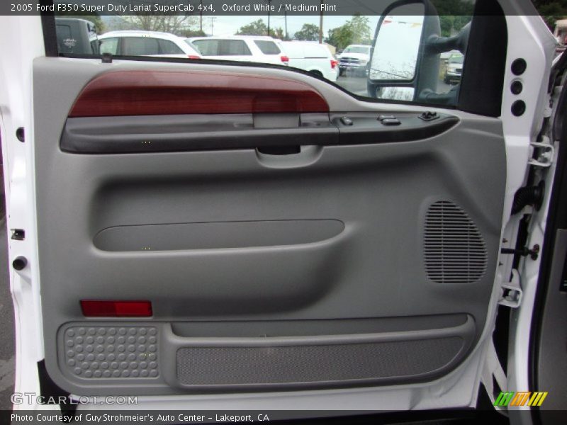 Oxford White / Medium Flint 2005 Ford F350 Super Duty Lariat SuperCab 4x4