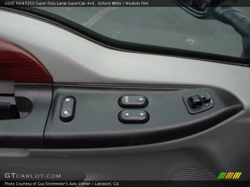 Oxford White / Medium Flint 2005 Ford F350 Super Duty Lariat SuperCab 4x4
