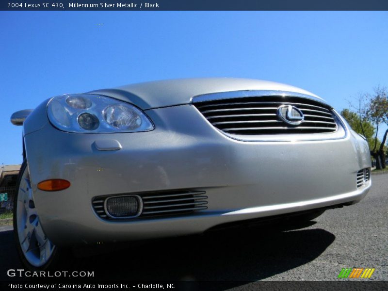 Millennium Silver Metallic / Black 2004 Lexus SC 430