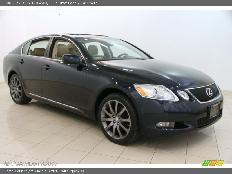 Blue Onyx Pearl / Cashmere 2006 Lexus GS 300 AWD