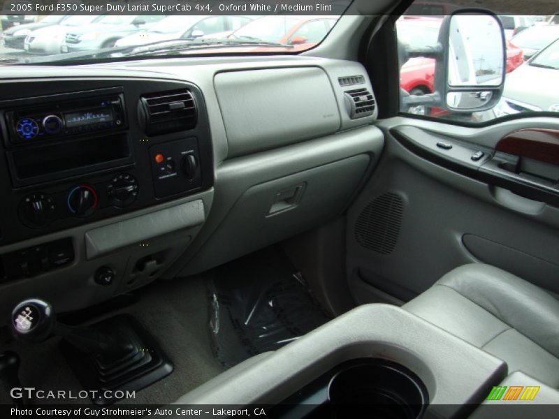 Oxford White / Medium Flint 2005 Ford F350 Super Duty Lariat SuperCab 4x4